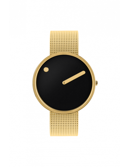 PICTO - 40 MM SORT/BLANK GULD