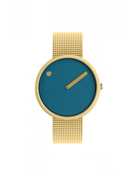 PICTO - 40 MM DUSTY BLUE/MAT GULD