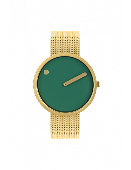 PICTO - 40 MM STØVET GRØN/MAT GULD