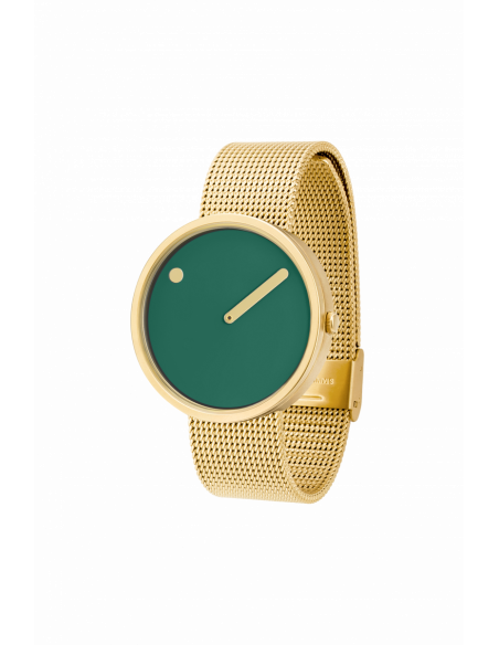 PICTO - 40 MM STØVET GRØN/MAT GULD