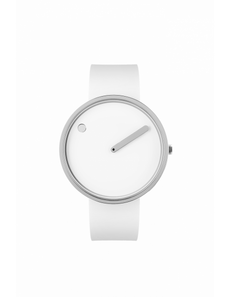 PICTO - 40 MM HVID/BLANKT RUSTFRIT STÅL