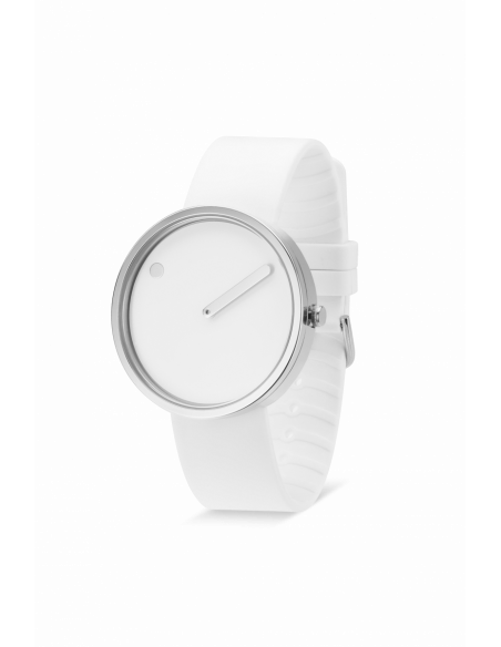 PICTO - 40 MM HVID/BLANKT RUSTFRIT STÅL