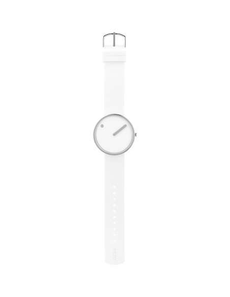 PICTO - 40 MM HVID/BLANKT RUSTFRIT STÅL