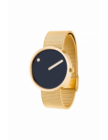 PICTO - 40 MM MIDNIGHT BLUE/BLANK GULD
