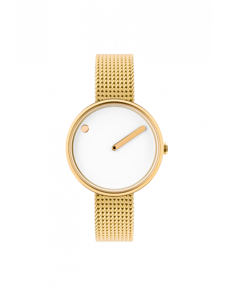 PICTO - 30 MM HVID/BLANK GULD