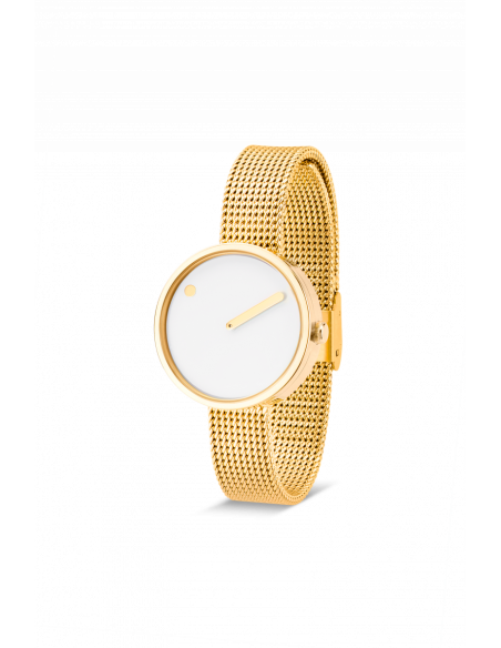 PICTO - 30 MM HVID/BLANK GULD