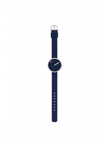 PICTO - 30 MM NAVYBLÅ/BLANKT RUSTFRIT STÅL