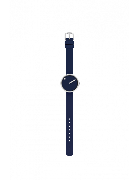 PICTO - 30 MM NAVYBLÅ/BLANKT RUSTFRIT STÅL