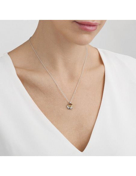 GEORG JENSEN | CURVE HALSKÆDE MED VEDHÆNG I 18 KT. GULD OG STERLING SØLV GEORG JENSEN | CURVE HALSKÆDE MED VEDHÆNG I 18 KT. GULD OG STERLING SØLV