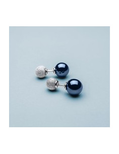 BERING - ØRESTIKKER Ceramic Link | gliternede sølv 2