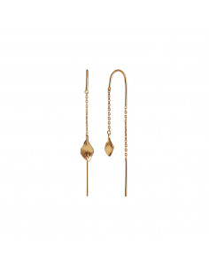 STINE A PETIT ILE DE L'AMOUR DOUBLE CHAIN EARRING GOLD