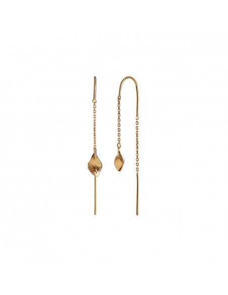 STINE A PETIT ILE DE L'AMOUR DOUBLE CHAIN EARRING GOLD STINE A PETIT ILE DE L'AMOUR DOUBLE CHAIN EARRING GOLD