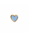 STINE A - PETIT LOVE HEART LIGHT BLUE ENAMEL GOLD