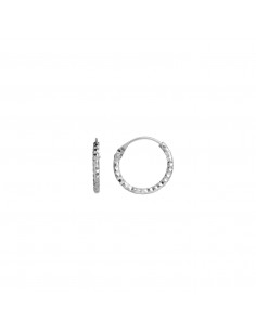 STINE A - PETIT TINSEL CREOL EARRING PIECE SILVER
