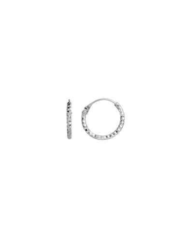 STINE A - PETIT TINSEL CREOL EARRING PIECE SILVER