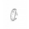 GEORG JENSEN | FUSION RING I 18 KT HVIDGULD MED DIAMANTER