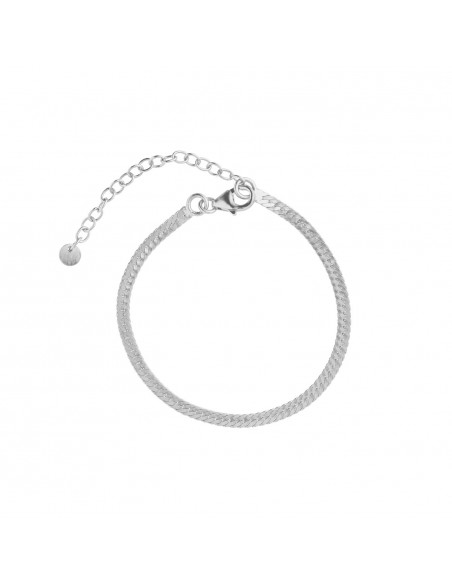 STINE A - SNAKE BRACELET SILVER STINE A - SNAKE BRACELET SILVER