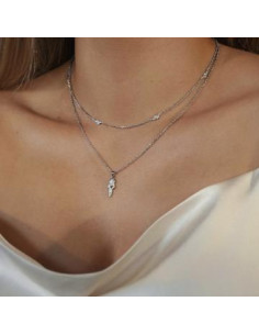 SISTIE - Silke x Sistie - Halskæde med vedhæng i genbrugssølv 2