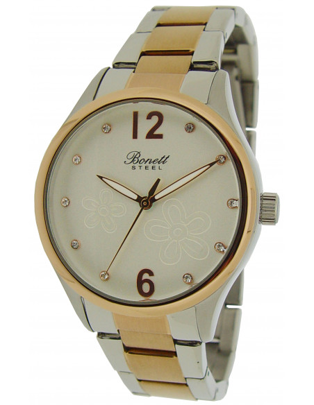 BONETT - DAMEUR STÅL ROSA Ø36