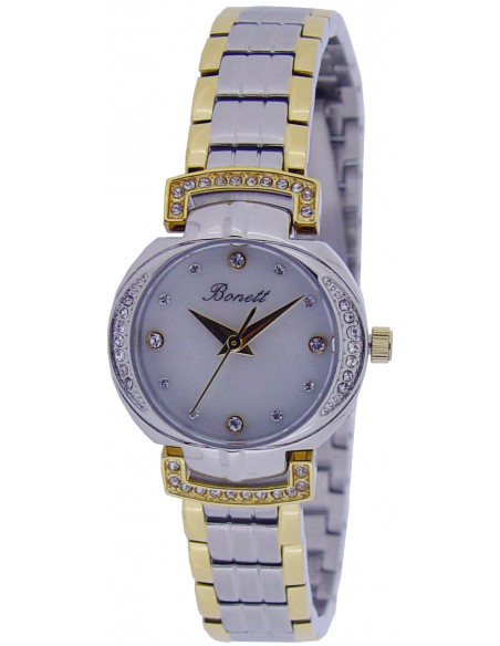 BONETT - DAMEUR STÅL/DOUBLE MED STEN Ø25MM