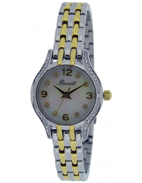 BONETT - DAMUR STÅL/DOUBLE MED STEN Ø24MM