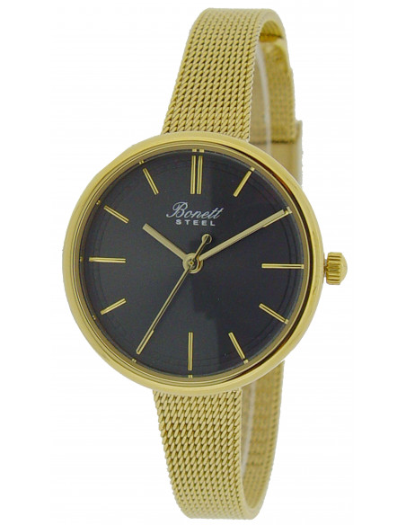 BONETT - DAMEUR DOUBLE MED SORT SKIVE Ø28