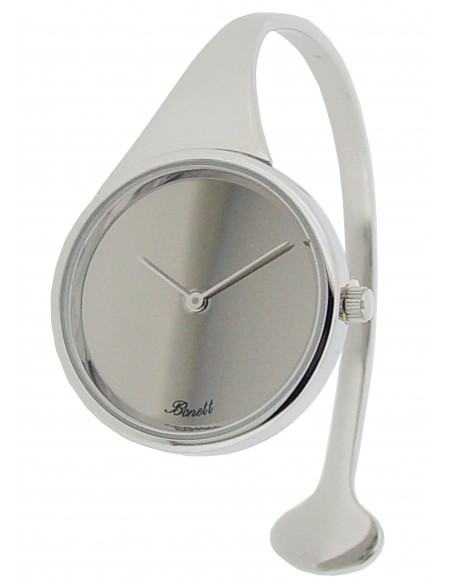 BONETT - DAME HALVBØJLE STÅL UR MED SPEJL SKIVE Ø30MM