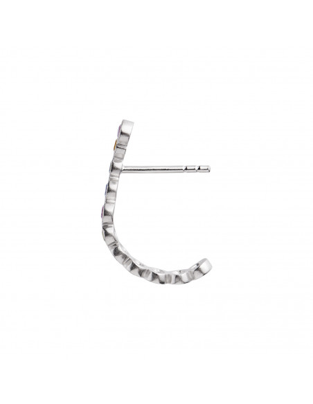 STINE A - CANDY SPARKLE HUGGING CREOL SILVER STINE A - CANDY SPARKLE HUGGING CREOL SILVER