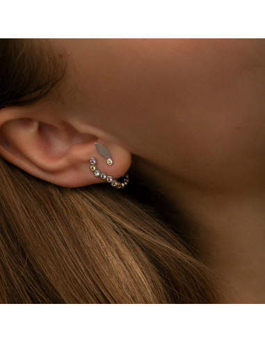 STINE A - CANDY SPARKLE HUGGING CREOL SILVER