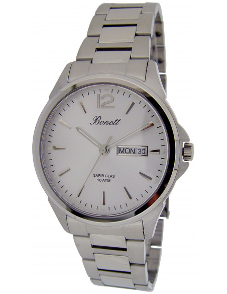 BONETT - HERREUR STÅL DAG/DATO Ø39MM