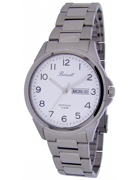 BONETT - HERREUR STÅL TAL UGEDAG/DATO Ø39MM