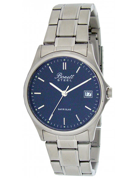 BONETT - HERREUR STÅL SAFIR GLAS Ø36MM