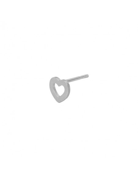STINE A - PETIT OPEN LOVE HEART EARRING SILVER STINE A - PETIT OPEN LOVE HEART EARRING SILVER