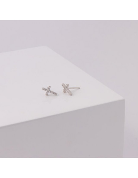 Joanli Nor | RHD. Sølv Øreringe Alainenor Kors 10x6MM Joanli Nor | RHD. Sølv Øreringe Alainenor Kors 10x6MM