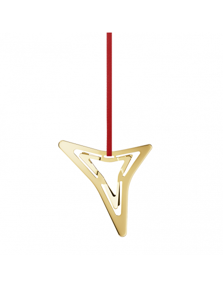 GEORG JENSEN - 2021 ORNAMENT, TRETAKKET STJERNE GEORG JENSEN - 2021 ORNAMENT, TRETAKKET STJERNE