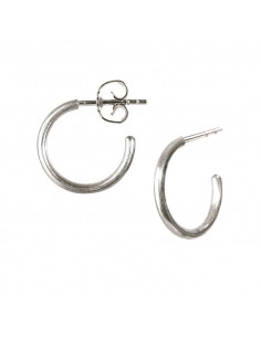 SCHERNING - LEE HOOP SILVER ØRERINGE