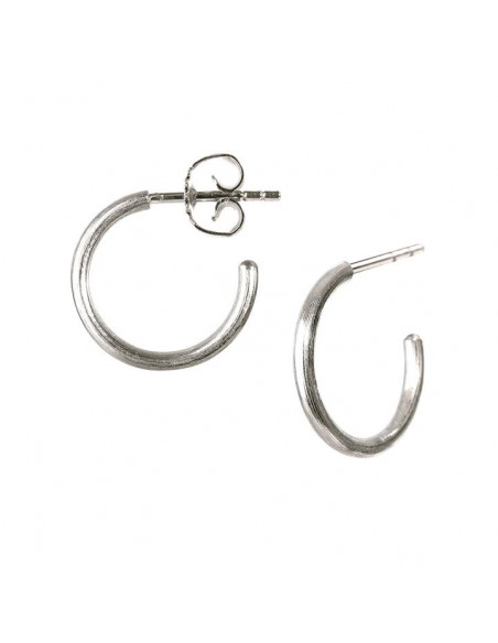 SCHERNING - LEE HOOP SILVER ØRERINGE SCHERNING - LEE HOOP SILVER ØRERINGE