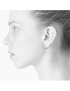SCHERNING - LEE HOOP SILVER ØRERINGE 2