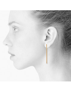 SCHERNING - LEE DANGLE GOLD ØRERINGE 2
