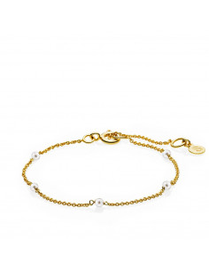 SISTIE - INDIA - Armbånd Sølv & hvid