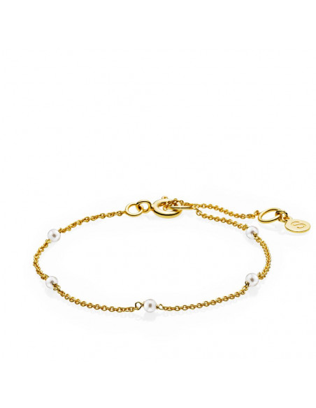 SISTIE - INDIA - Armbånd Sølv & hvid SISTIE - INDIA - Armbånd Sølv & hvid