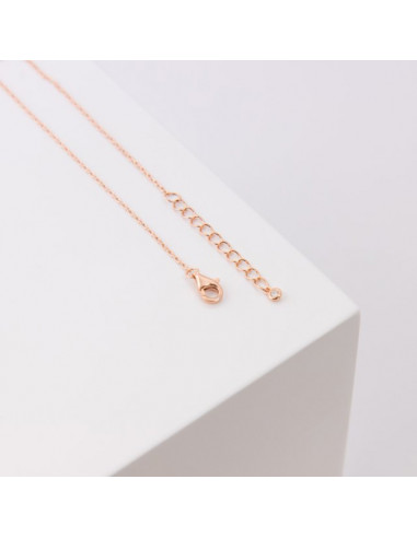 JOANLI NOR - ROSA FORGYLDT HALSKÆDE CAIANOR 15 MM