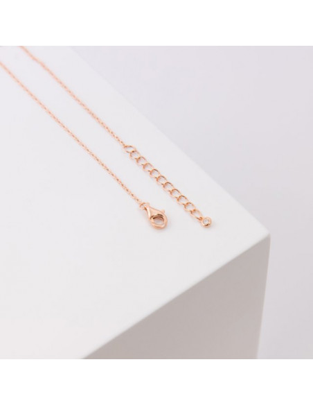 JOANLI NOR - ROSA FORGYLDT HALSKÆDE CAIANOR 15 MM JOANLI NOR - ROSA FORGYLDT HALSKÆDE CAIANOR 15 MM