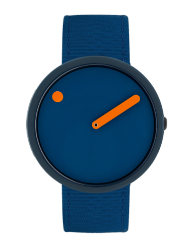 PICTO - 40 MM / DEEP BLUE DIAL / DEEP BLUE RECYCLED STRAP