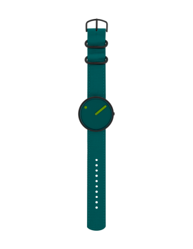 PICTO - 40 MM / OCEAN GREEN DIAL / OCEAN GREEN RECYCLED STRAP