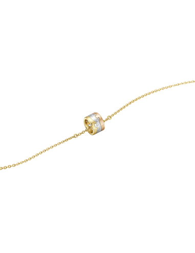GEORG JENSEN | Fusion Armbånd 18K. Hv. & Rosa Guld