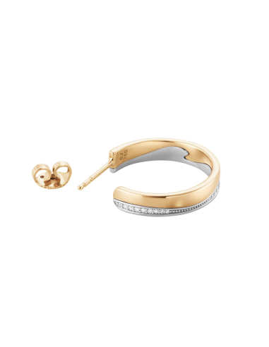 GEORG JENSEN | FUSION ØRERINGE, STORE 18KT.