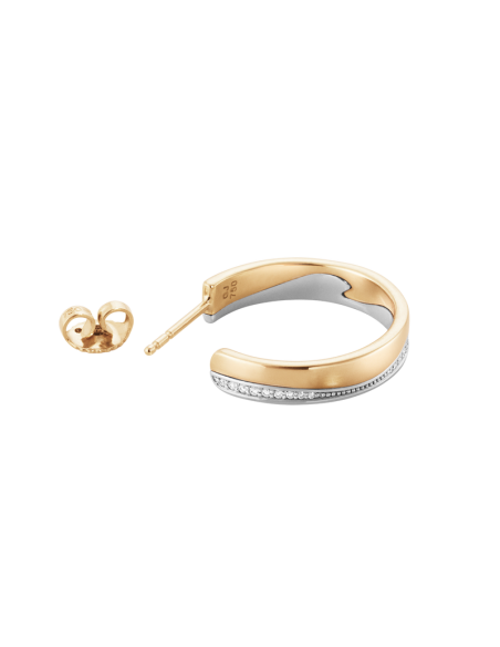 GEORG JENSEN | FUSION ØRERINGE, STORE 18KT. GEORG JENSEN | FUSION ØRERINGE, STORE 18KT.