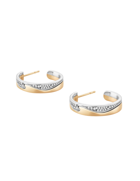 GEORG JENSEN | FUSION ØRERINGE, STORE 18KT. GEORG JENSEN | FUSION ØRERINGE, STORE 18KT.