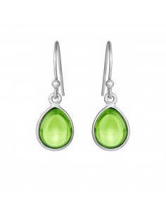 SUSANNE FRIIS BJØRNER - ØREBØJLER MED PERIDOT
